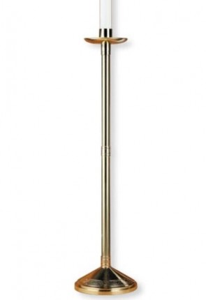 Sudbury Brass Cathedral Series 44"H Paschal Candleholder