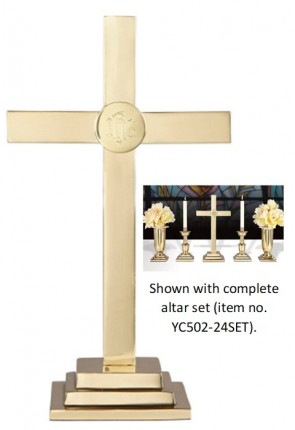 Sudbury Brass 24"H Altar Cross