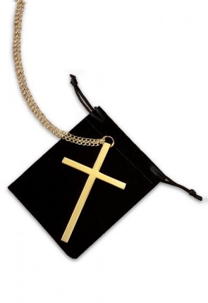 Sudbury Brass Gold Plate Pectoral Cross - Pack of 3 Crosses