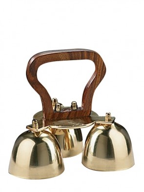 Sudbury Brass Hand-Held Bell Set With Three Bells
