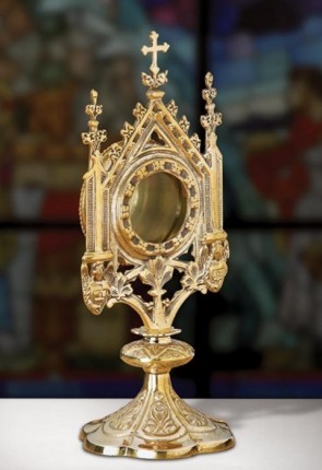 Sudbury Brass Ornate Cross Reliquary