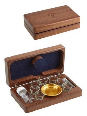 Sudbury Brass Portable Communion Set