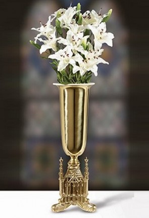 Sudbury Brass San Pietro Series 15"H Vase
