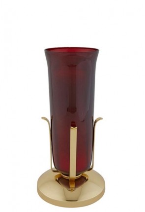 Sudbury Brass Verona Table Sanctuary Lamp with Globe