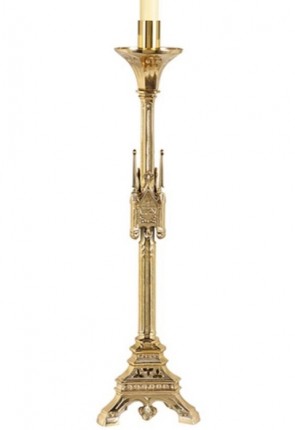 Sudbury Brass Versailles Series 44"H Paschal Candleholder