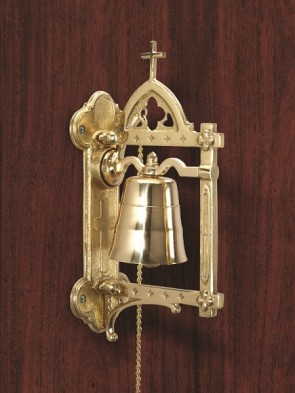 Sudbury Brass Wall-Mounted Bell With 60"L Chain