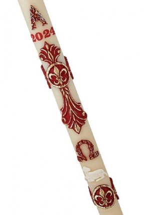 Will & Baumer "Baroque Cross" Paschal Candle