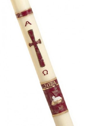 Will & Baumer "Behold the Lamb" Paschal Candle