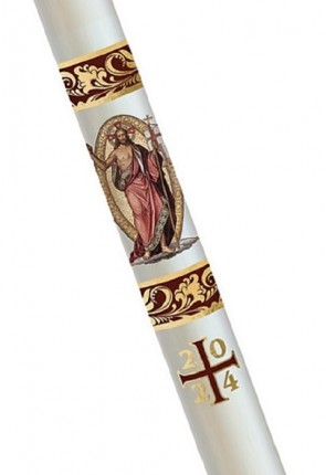 Will & Baumer "Behold the Lord" Paschal Candle