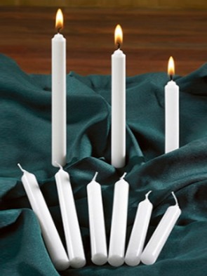 Will & Baumer No. 1 6-1/2"H Polar-Brand Parishioner Candles - Carton Of 100