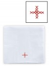 Abbey Brand Linen/Cotton Red Cross Large Corporal - Pack of 3 Linens