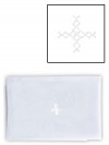 Abbey Brand Linen/Cotton White Cross Purificator - Pack of 3 Linens
