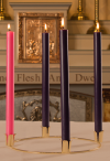 Dadant Candle 7/8"D Paraffin-Based Advent Candle Set