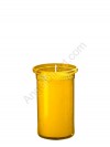 Dadant Candle Amber, 3-Day, Plastic Inner Light - Case of 24 Candles