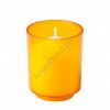 Dadant Candle Amber, Plastic, 10-Hour Disposable Votive Candle - Case of 200 Candles