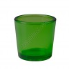 Dadant Candle Green, Glass, 10-Hour Votive Candle Holder - Box Of 12 Holders