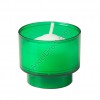 Dadant Candle Green, Plastic, 4-Hour Disposable Votive Candle - 2GR Case