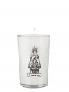 Dadant Candle Infant Jesus of Prague 24-Hour Glass Prayer Candle - Case of 12 Candles