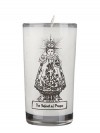 Dadant Candle Infant Jesus of Prague 72-Hour Glass Prayer Candle - Case of 12 Candles
