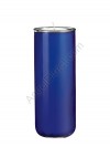 Dadant Candle No. 3 Blue, 6-Day, Open-Mouth Glass Devotional Candle - Case Of 12 Candles