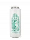 Dadant Candle Our Lady of Guadalupe 6-Day, Glass Devotional Candle - Case of 12 Candles