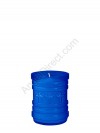Dadant Candle P-Series Blue, 3-Day, Plastic Devotional Candle - Case Of 24 Candles