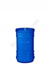Dadant Candle P-Series Blue, 4-Day, Plastic Devotional Candle - Case Of 24 Candles