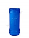 Dadant Candle P-Series Blue, 5-1/2 Day, Plastic Devotional Candle - Case Of 24 Candles