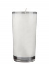 Dadant Candle Paraffin-Based Clear, 72-Hour Glass Prayer Candle - Case Of 12 Candles