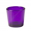 Dadant Candle Purple, Glass, 10-Hour Votive Candle Holder - Box Of 12 Holders
