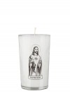 Dadant Candle Sacred Heart of Jesus 24-Hour Glass Prayer Candle - Case of 12 Candles