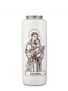 Dadant Candle Saint Anthony 6-Day, Glass Devotional Candle - Case of 12 Candles