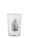 Dadant Candle Saint Joseph and Child 24-Hour Glass Prayer Candle - Case of 12 Candles