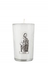 Dadant Candle Saint Jude 24-Hour Glass Prayer Candle - Case of 12 Candles