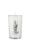 Dadant Candle Saint Patrick 24-Hour Glass Prayer Candle - Case of 12 Candles