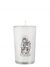 Dadant Candle Saint Teresa of Calcutta 24-Hour Glass Prayer Candle - Case of 12 Candles