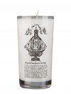 Dadant Candle Virgin de San Juan de Los Lagos 72-Hour Glass Prayer Candle - Case of 12 Candles