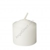 Dadant Candle White, Molded Wax, 8-Hour Straight-Side Votive Candle - 2GR Case