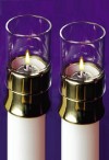 Lux Mundi Glass Draft Protector For Candle Shells