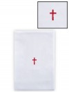 R.J. Toomey 100% Linen Red Cross Lavabo Towel - Pack of 12