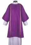 R.J. Toomey Classic Jacquard Collection Purple Dalmatic with Inner Stole