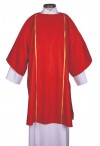 R.J. Toomey Classic Jacquard Collection Red Dalmatic with Inner Stole