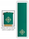R.J. Toomey Holy Trinity Collection Green Overlay Cloth