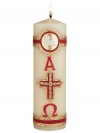 Will & Baumer Christ Redeemer Wax Devotional Candle
